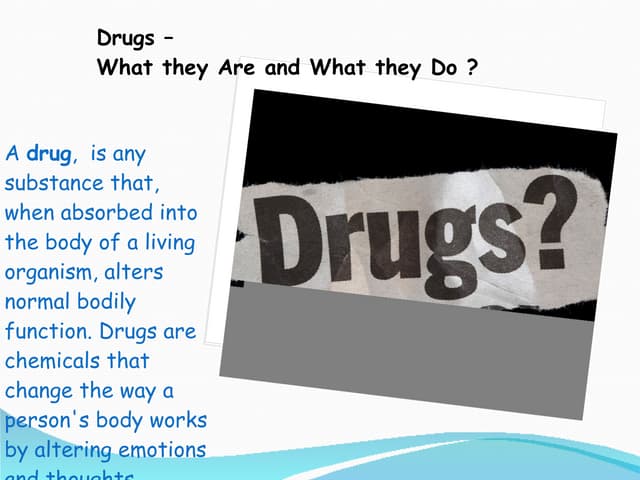 Drug abuse ppt