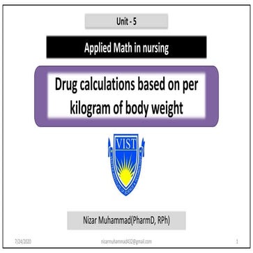 Purposes of medication | PPTX