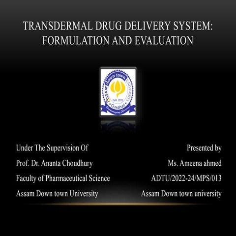 drug delivery system- tdds.pptx
