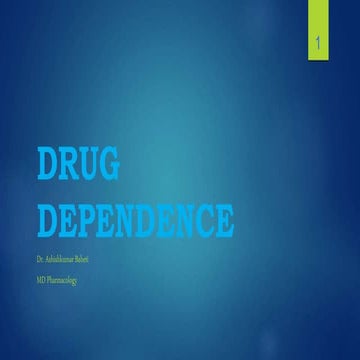 Drug dependence