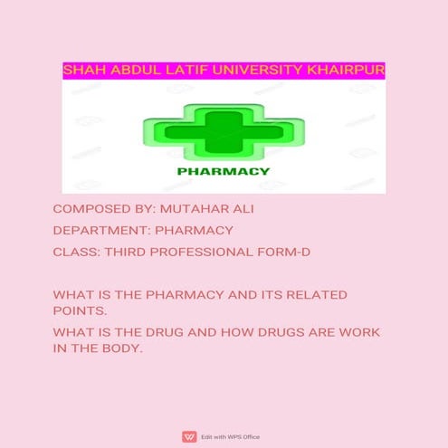 Drug description | PDF