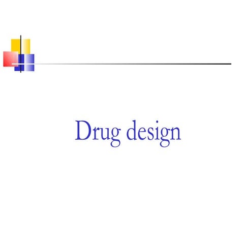 Drug design intro