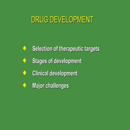 Drug development