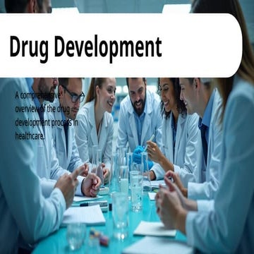 Pharmaceutical Drug Development Process.