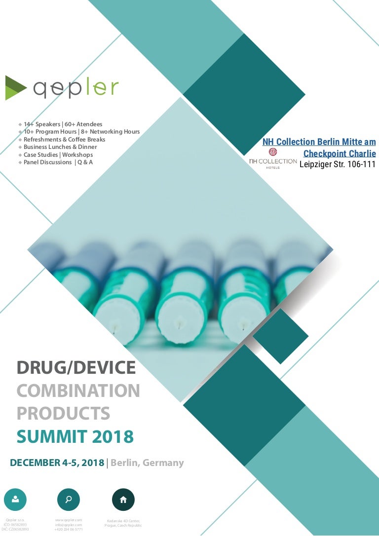 Drug/Device Combination Products Summit 2018