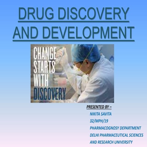 Drug discovery and development