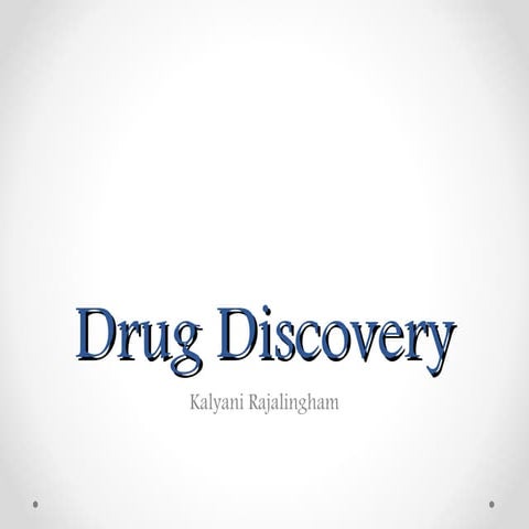 Drug discovery