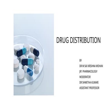 Distribution of drugs Pharmacokinetics | PDF