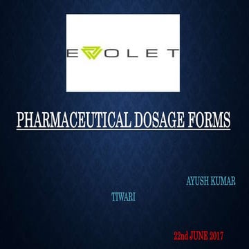 Drug dosage forms