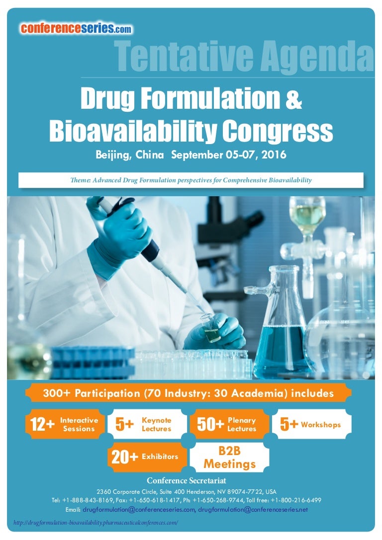 Drug Formulation Scientific Program