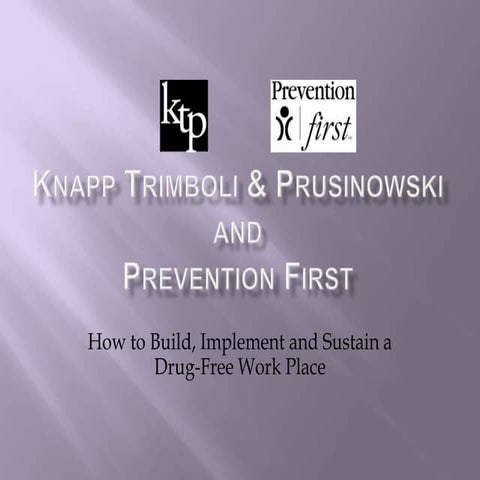 Drug Free Workplace Presentation 5 18
