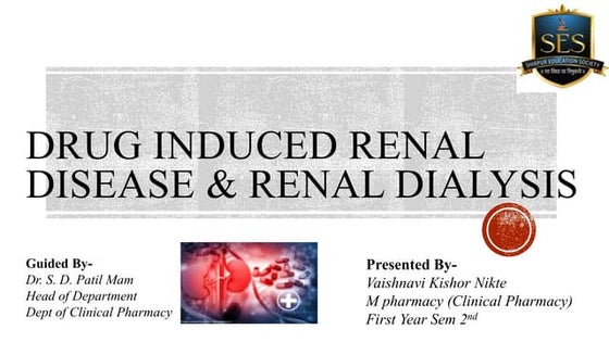 Drug induced kidney disease | PPT