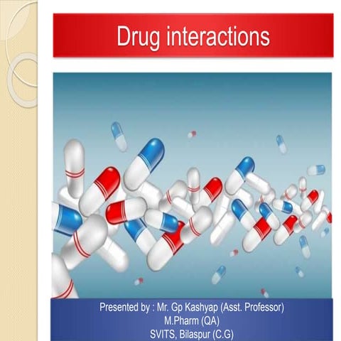 Drug interactions 