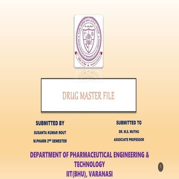 Drug Mater File 