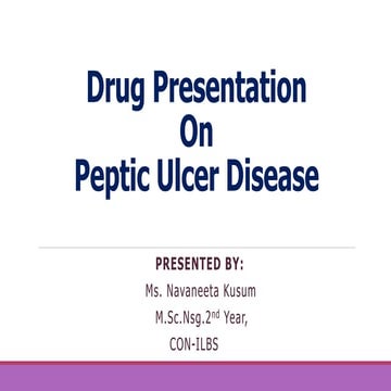 Peptic Ulcer Drugs