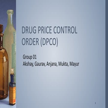 Drug Price Control Order 2013