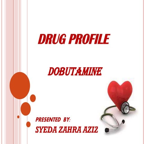 Drug profile of dobutamine