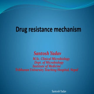 Drug Resistance Mechanism 