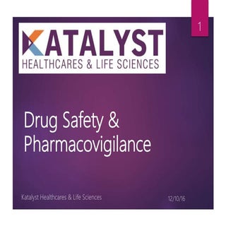 Drug Safety & Pharmacovigilance - I...