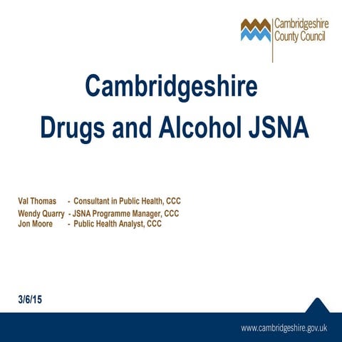 Drugs & alcohol scoping workshop  3-6-15 final