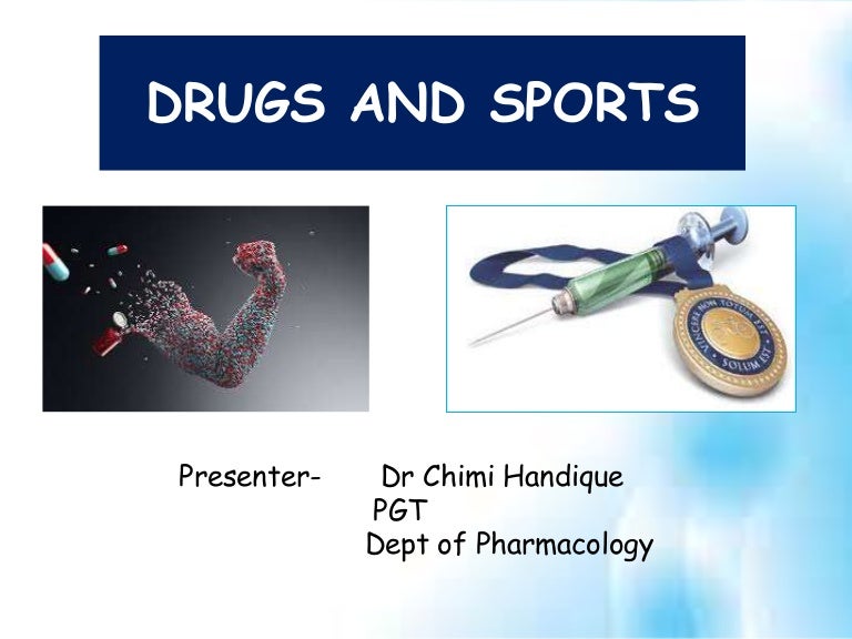 Drugs and sports