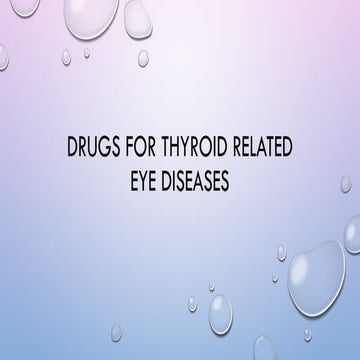 Thyroid Eye Disease [Finished Product] | PPTX