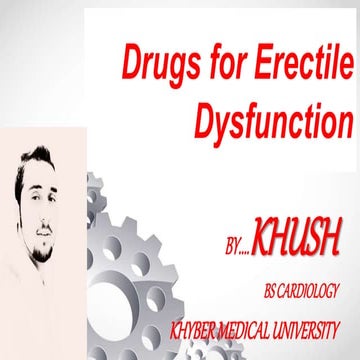 Drugs for Erectile Dysfunction