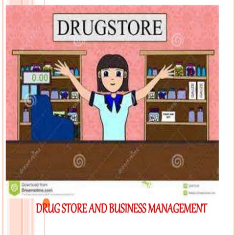 Drug store and business management