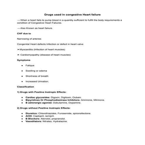 Unit 5th topic Drugs used in congestive Heart failure and shock.pdf