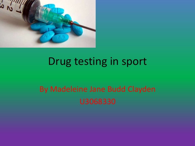 Drug testing in sport