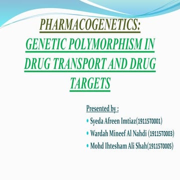 Drug Transport and drug target.pptx