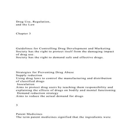Drug Use, Regulation, and the LawChapter 3Guid.docx