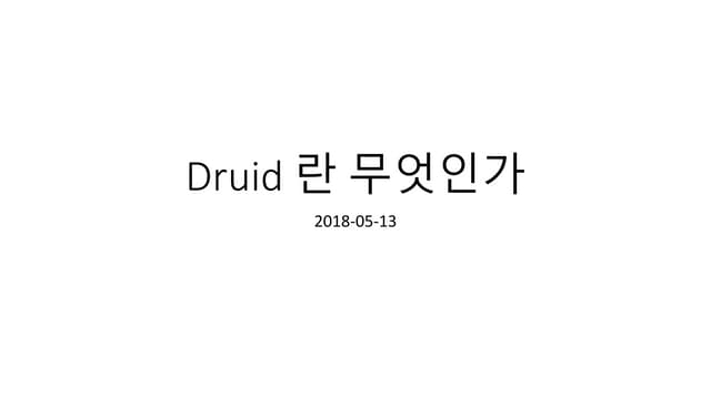 Druid+superset
