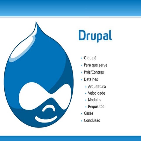 Apresentação sobre Drupal