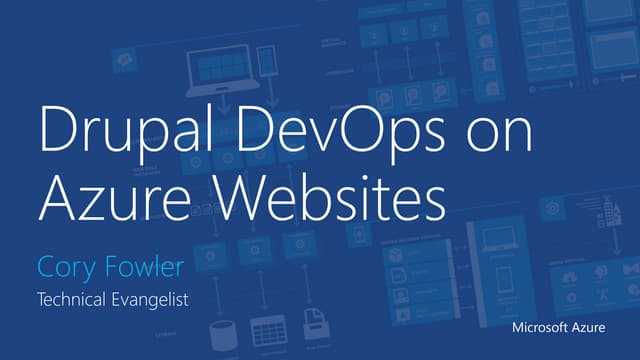 Drupal DevOps on Microsoft Azure Websites