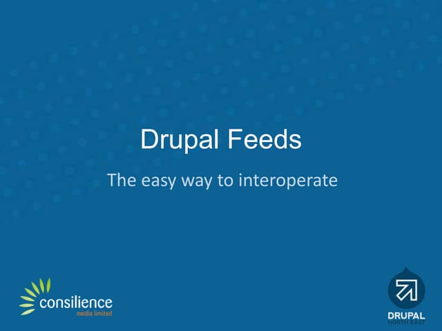 Drupal feeds
