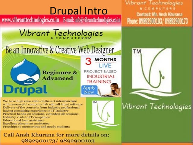 Drupal intro-training-in-mumbai