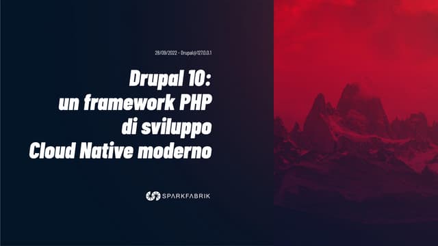 Drupal 10: un framework PHP di sviluppo Cloud Native moderno
