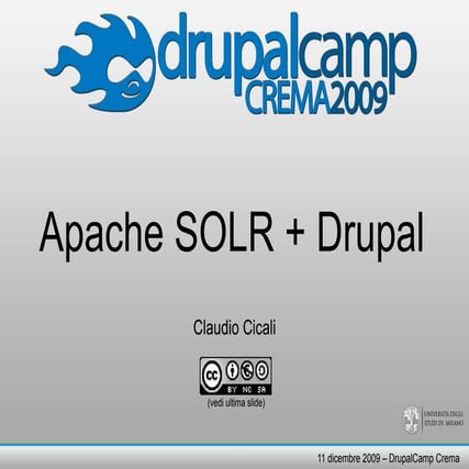 Drupal + Apache SOLR