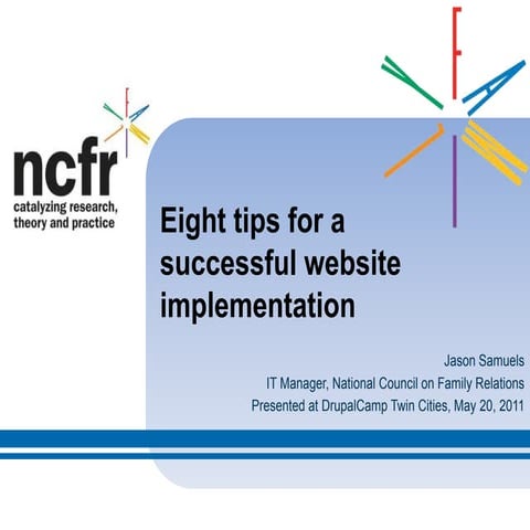 Eight Tips to a Successful Website Implementation