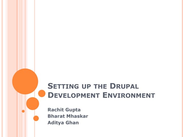 Drupal development environment
