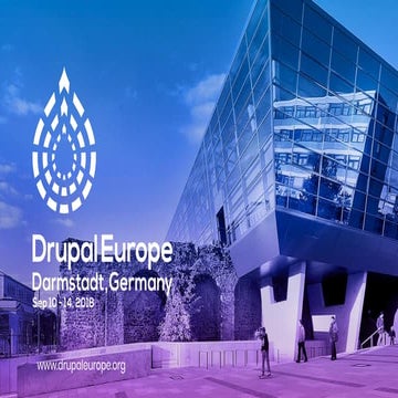 Drupal Europe 2018 - How to grow up skills, by contribution to community