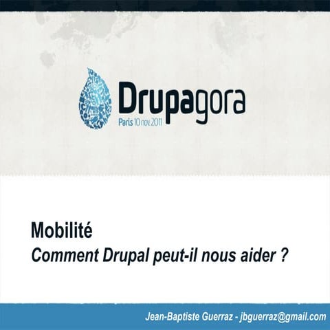 Drupal & Mobilité