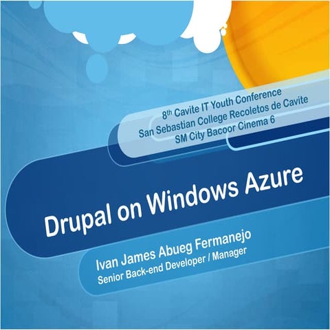 Drupal on windows azure