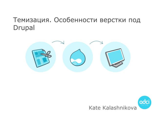Drupal theming must knows. Kate Kalashnikova.