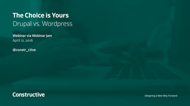 Drupal vs Wordpress