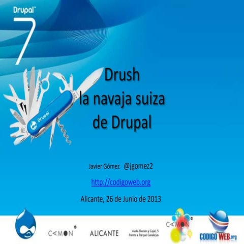Drush   la navaja suiza de drupal