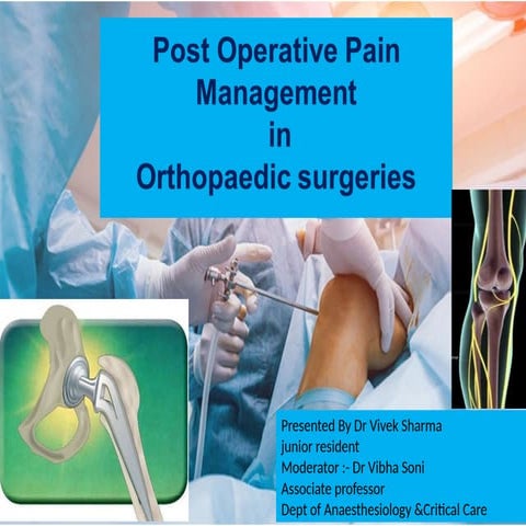 Postoperative pain management | PPTX
