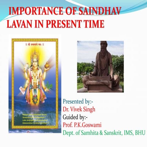 Importance of Saindhav lavana (Rock Salt) as per Ayurveda