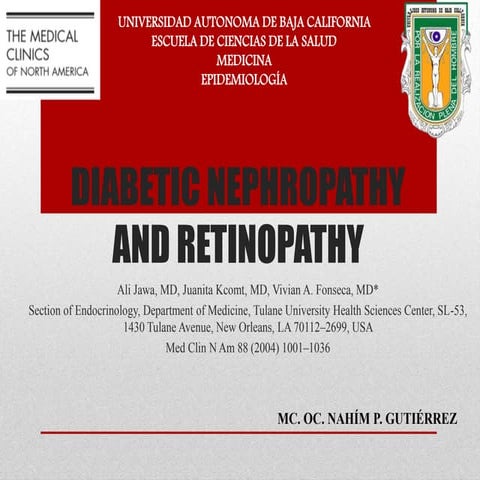 Nefropatía y Retinopatía diabética